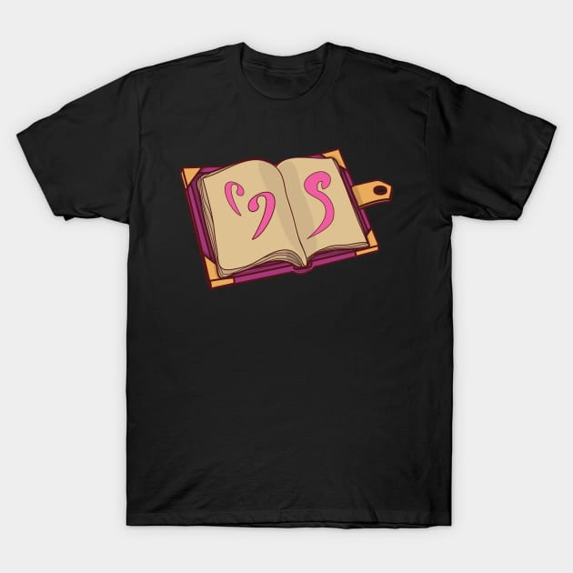 Spell Book T-Shirt by mrsmauve